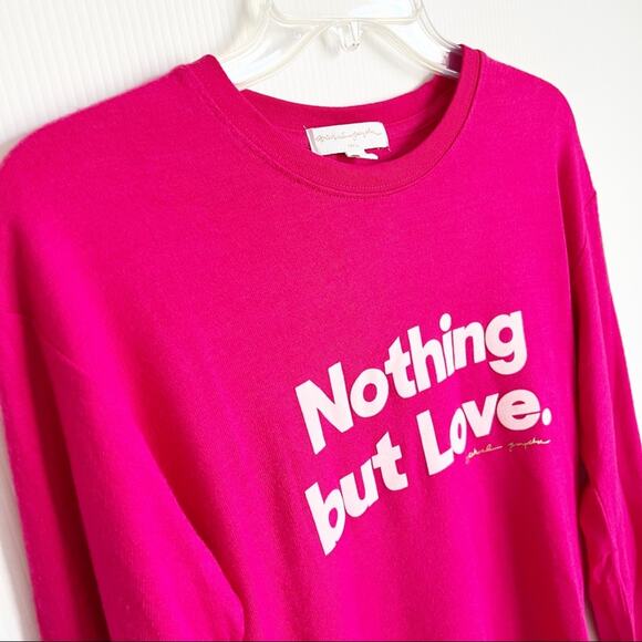 Spiritual Gangster Nothing But Love Savasana Pink Sweatshirt Small - Picture 5 of 16